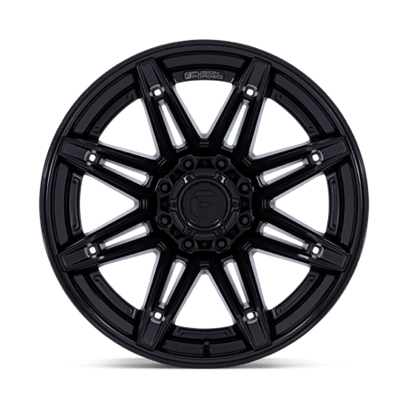 Fuel 1PC FC401 BRAWL – 24X12 – 6X135 – -44 mm – MATTE BLACK W/ GLOSS BLACK LIP
