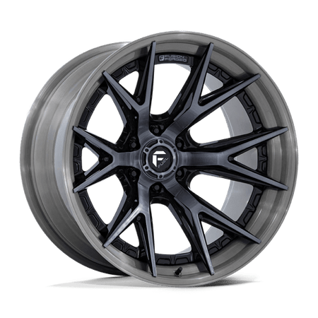 Fuel 1PC FC402 CATALYST – 18X9 – 6X139.7 – 1 mm – GLOSS BLACK BRUSHED DARK TINT