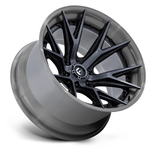 Fuel 1PC FC402 CATALYST – 18X9 – 6X139.7 – 1 mm – GLOSS BLACK BRUSHED DARK TINT