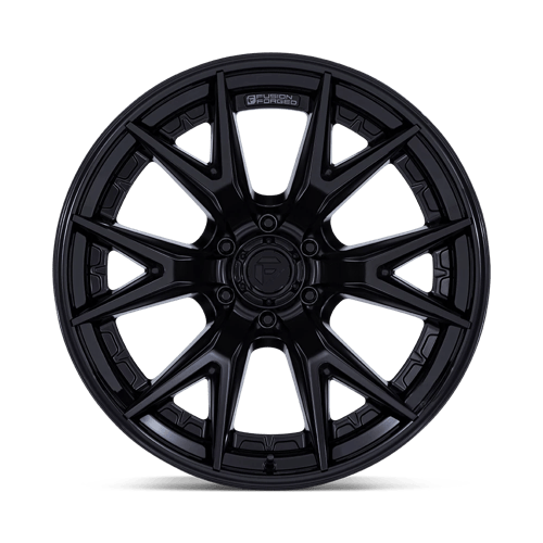 Fuel 1PC FC402 CATALYST – 18X9 – 6X135 – 1 mm – MATTE BLACK W/ GLOSS BLACK LIP