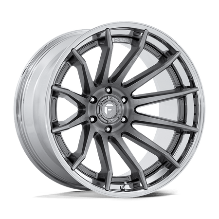 Fuel 1PC FC403 BURN – 22X10 – 6X139.7 – -18 mm – PLATINUM W/ CHROME LIP