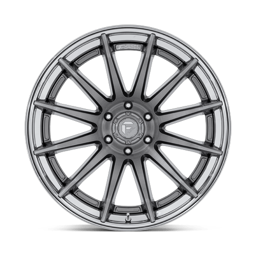Fuel 1PC FC403 BURN – 20X9 – 5X127 – 1 mm – PLATINUM W/ CHROME LIP