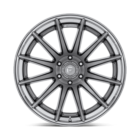 Fuel 1PC FC403 BURN – 20X9 – 5X127 – 1 mm – PLATINUM W/ CHROME LIP