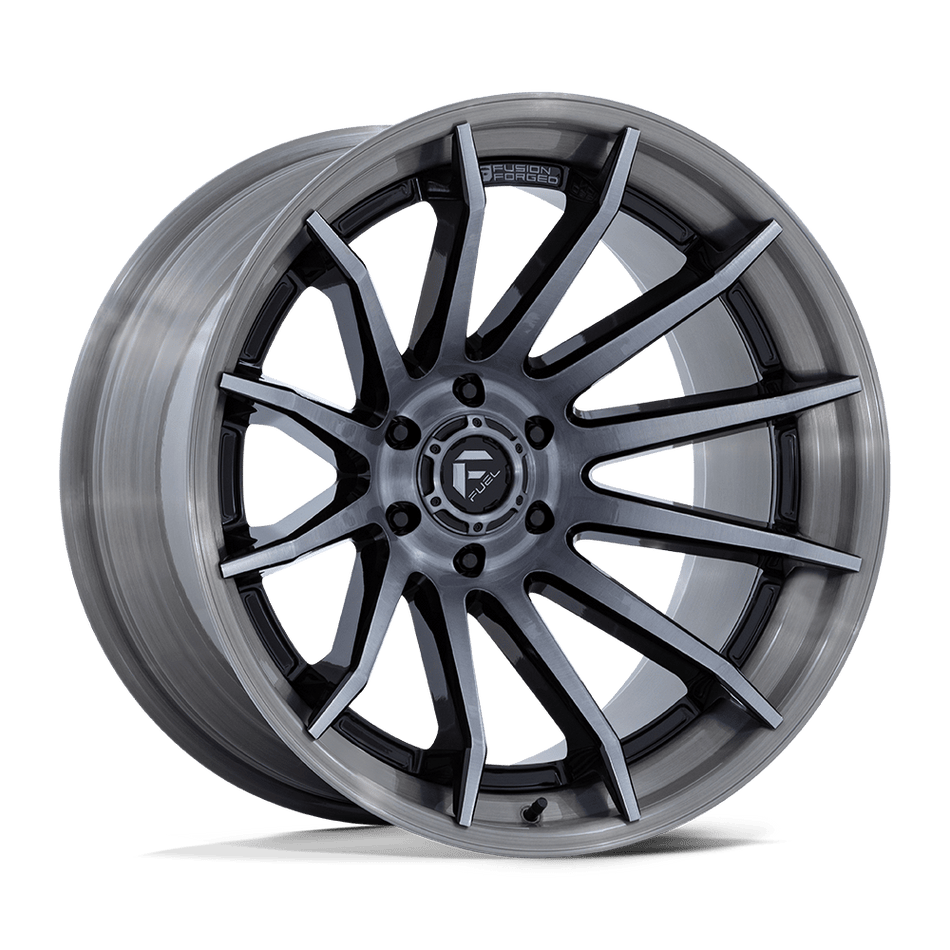 Fuel 1PC FC403 BURN – 22X12 – 6X135 – -44 mm – GLOSS BLACK BRUSHED DARK TINT