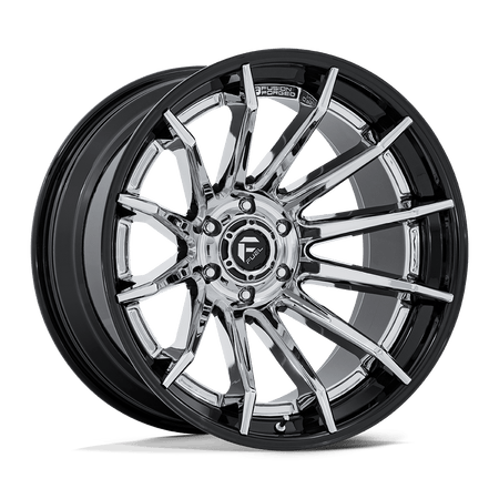 Fuel 1PC FC403 BURN – 22X10 – 6X139.7 – -18 mm – CHROME W/ GLOSS BLACK LIP