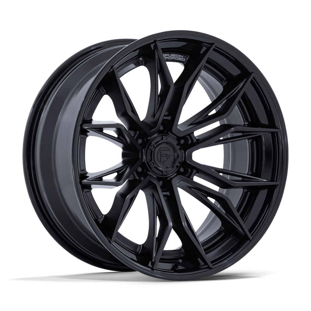 Fuel 1PC FC404 MUTINY – 22X10 – 6X139.7 – -18 mm – MATTE BLACK W/ GLOSS BLACK LIP