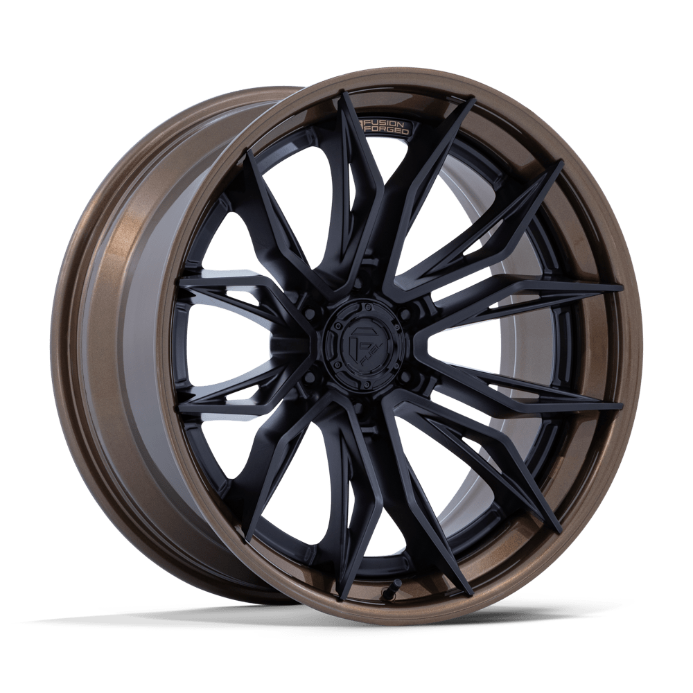 Fuel 1PC FC404 MUTINY – 22X10 – 6X135 – -18 mm – MATTE BLACK W GLOSS BRONZE LIP
