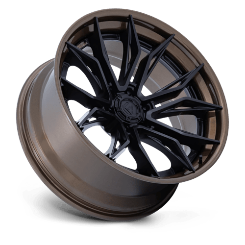 Fuel 1PC FC404 MUTINY – 20X10 – 6X135 – -18 mm – MATTE BLACK W GLOSS BRONZE LIP