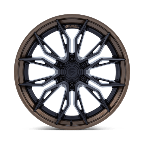 Fuel 1PC FC404 MUTINY – 22X9.5 – 6X135 – 20 mm – MATTE BLACK W GLOSS BRONZE LIP