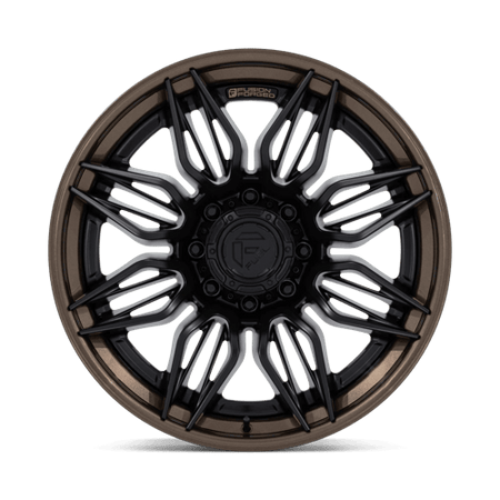 Fuel 1PC FC404 MUTINY – 20X10 – 8X170 – -18 mm – MATTE BLACK W GLOSS BRONZE LIP