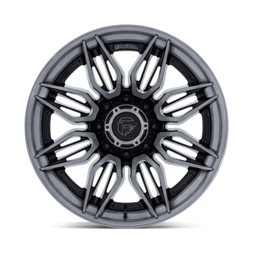 Fuel 1PC FC404 MUTINY – 20X9 – 8X180 – 1 mm – GLOSS BLACK BRUSHED DARK TINT