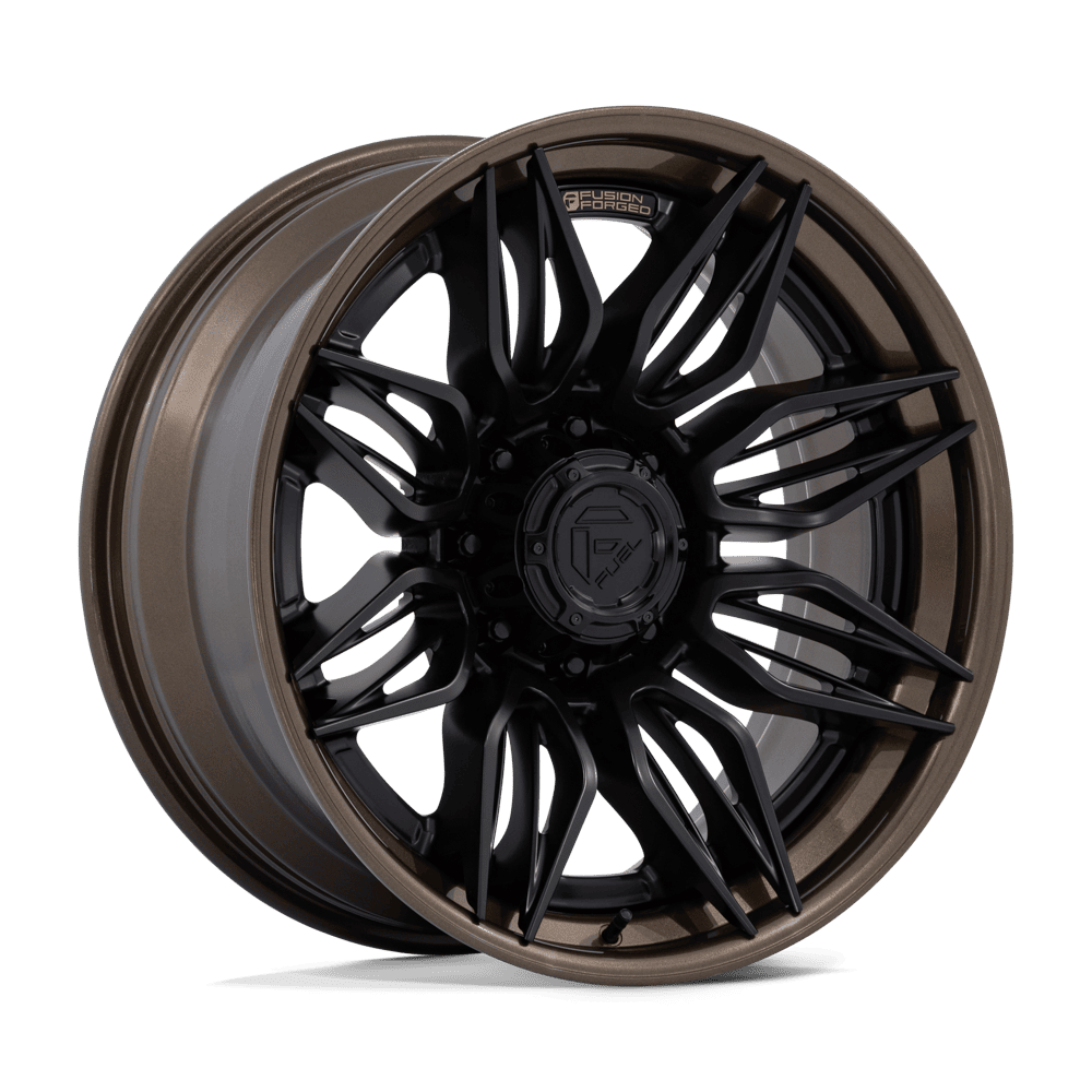 Fuel 1PC FC404 MUTINY – 22X10 – 8X170 – 0 mm – MATTE BLACK W GLOSS BRONZE LIP