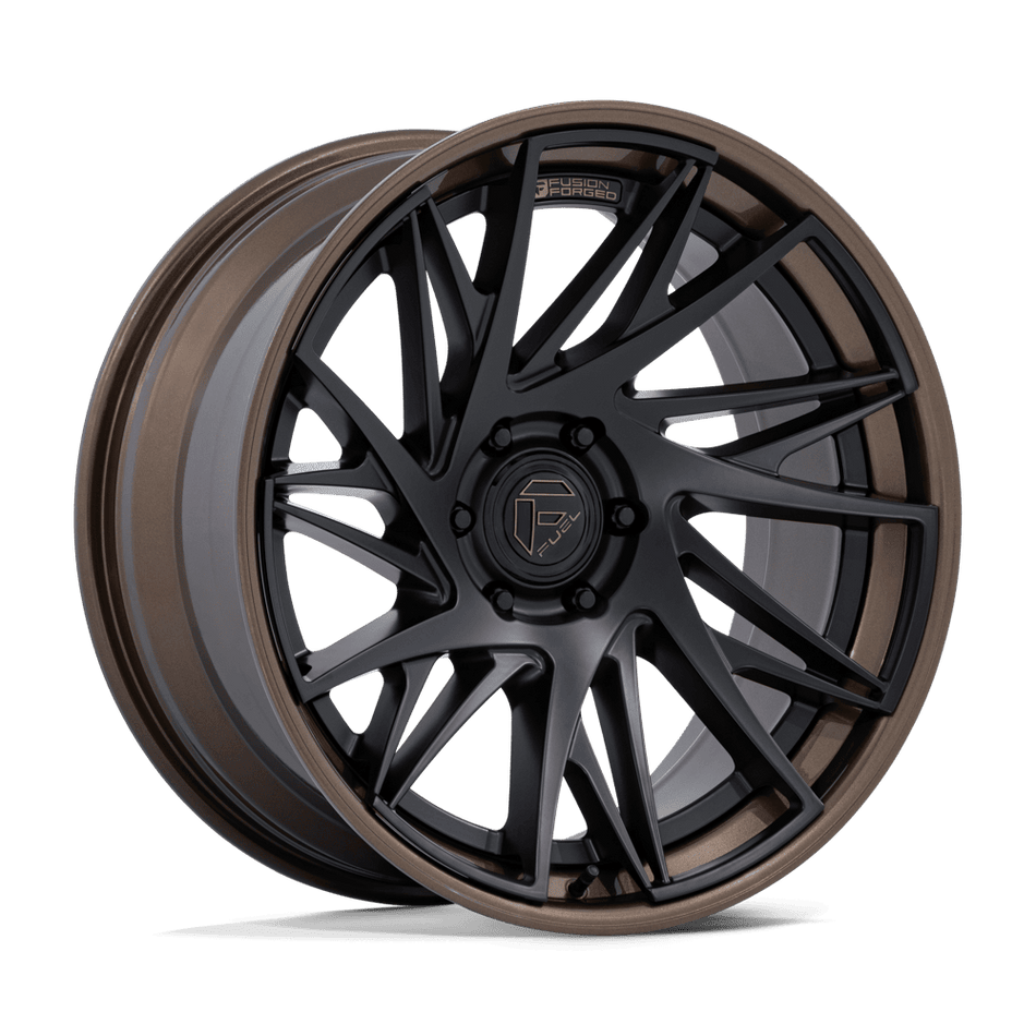 Fuel 1PC FC405 DYNAMO – 20X10 – 6X139.7 – -18 mm – MATTE BLACK W/ G-BRONZE LIP
