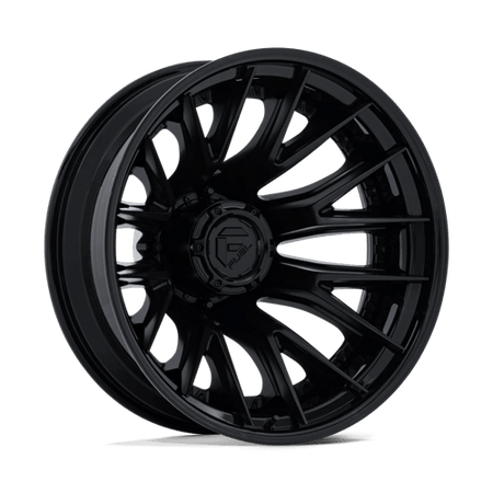 Fuel 1PC D406 CATALYST DUALLY – 20X8.25 – 8X210 – -221 mm – MATTE BLACK W/ GLOSS BLACK LIP