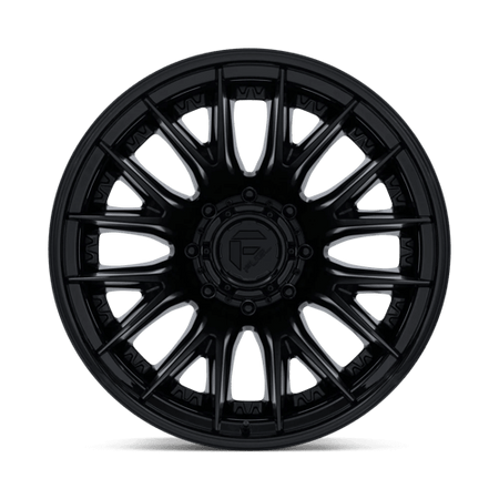 Fuel 1PC D406 CATALYST DUALLY – 20X8.25 – 8X210 – -221 mm – MATTE BLACK W/ GLOSS BLACK LIP