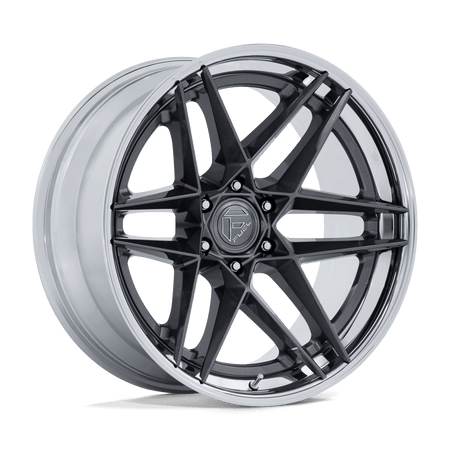 Fuel 1PC FC408 FLIGHT – 20X10 – 6X139.7 – -18 mm – GLOSS GUNMETAL W/ CHROME LIP