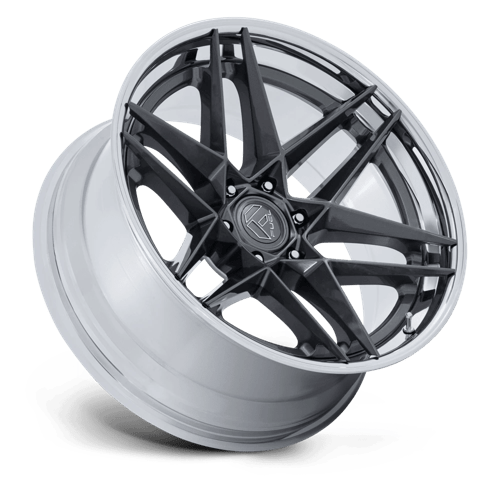 Fuel 1PC FC408 FLIGHT – 20X10 – 6X135 – -18 mm – GLOSS GUNMETAL W/ CHROME LIP