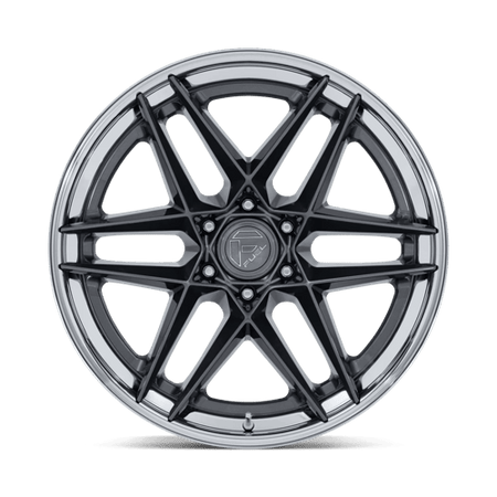 Fuel 1PC FC408 FLIGHT – 20X10 – 6X135 – -18 mm – GLOSS GUNMETAL W/ CHROME LIP