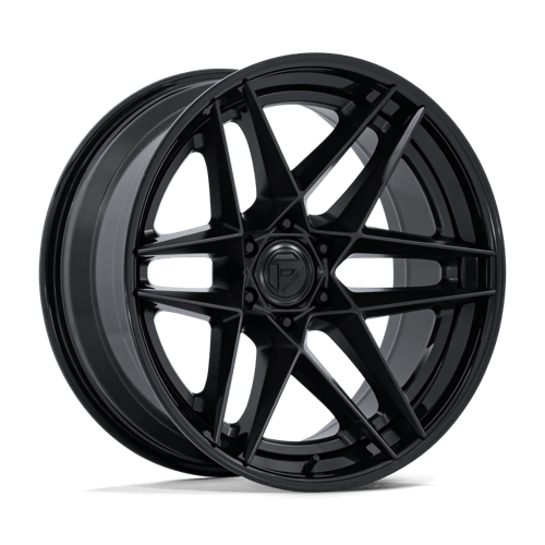 Fuel 1PC FC408 FLIGHT – 22X10 – 6X139.7 – -18 mm – MATTE BLACK W/ GLOSS BLACK LIP