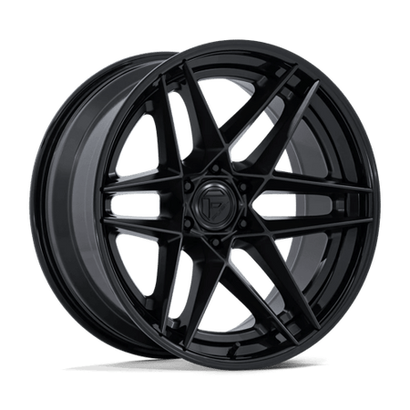 Fuel 1PC FC408 FLIGHT – 22X10 – 6X139.7 – -18 mm – MATTE BLACK W/ GLOSS BLACK LIP