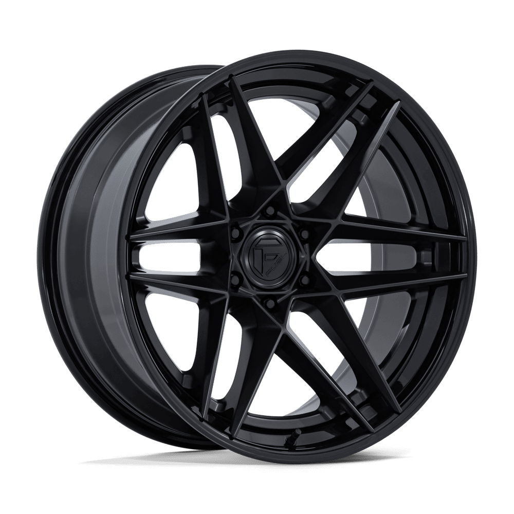 Fuel 1PC FC408 FLIGHT – 22X10 – 6X135 – -18 mm – MATTE BLACK W/ GLOSS BLACK LIP