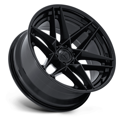Fuel 1PC FC408 FLIGHT – 22X10 – 6X139.7 – -18 mm – MATTE BLACK W/ GLOSS BLACK LIP