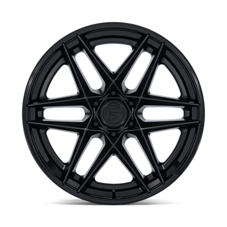 Fuel 1PC FC408 FLIGHT – 22X10 – 6X139.7 – -18 mm – MATTE BLACK W/ GLOSS BLACK LIP