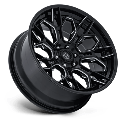 Fuel 1PC FC409 HIVE – 20X9 – 6X135 – 1 mm – GLOSS BLACK MILLED