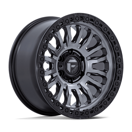 Fuel 1PC FC857 RINCON – 20X9 – 6X139.7 – 20 mm – MATTE GUNMETAL W/ M-BLACK LIP