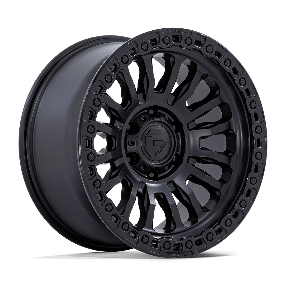 Fuel 1PC FC857 RINCON – 20X9 – 8X180 – 1 mm – MATTE BLACK W/ GLOSS BLACK LIP