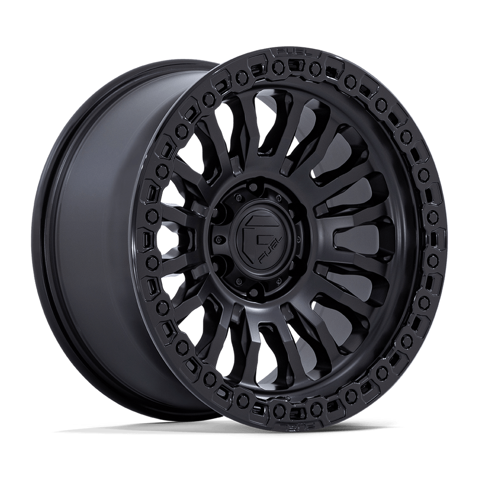 Fuel 1PC FC857 RINCON – 20X10 – 8X180 – -18 mm – MATTE BLACK W/ GLOSS BLACK LIP