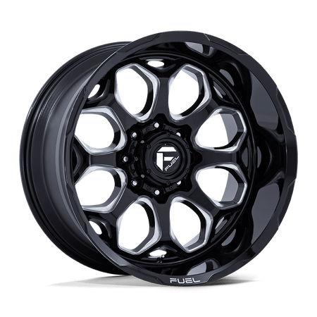 Fuel 1PC FC862 SCEPTER – 20X10 – 5X127 – -18 mm – GLOSS BLACK MILLED