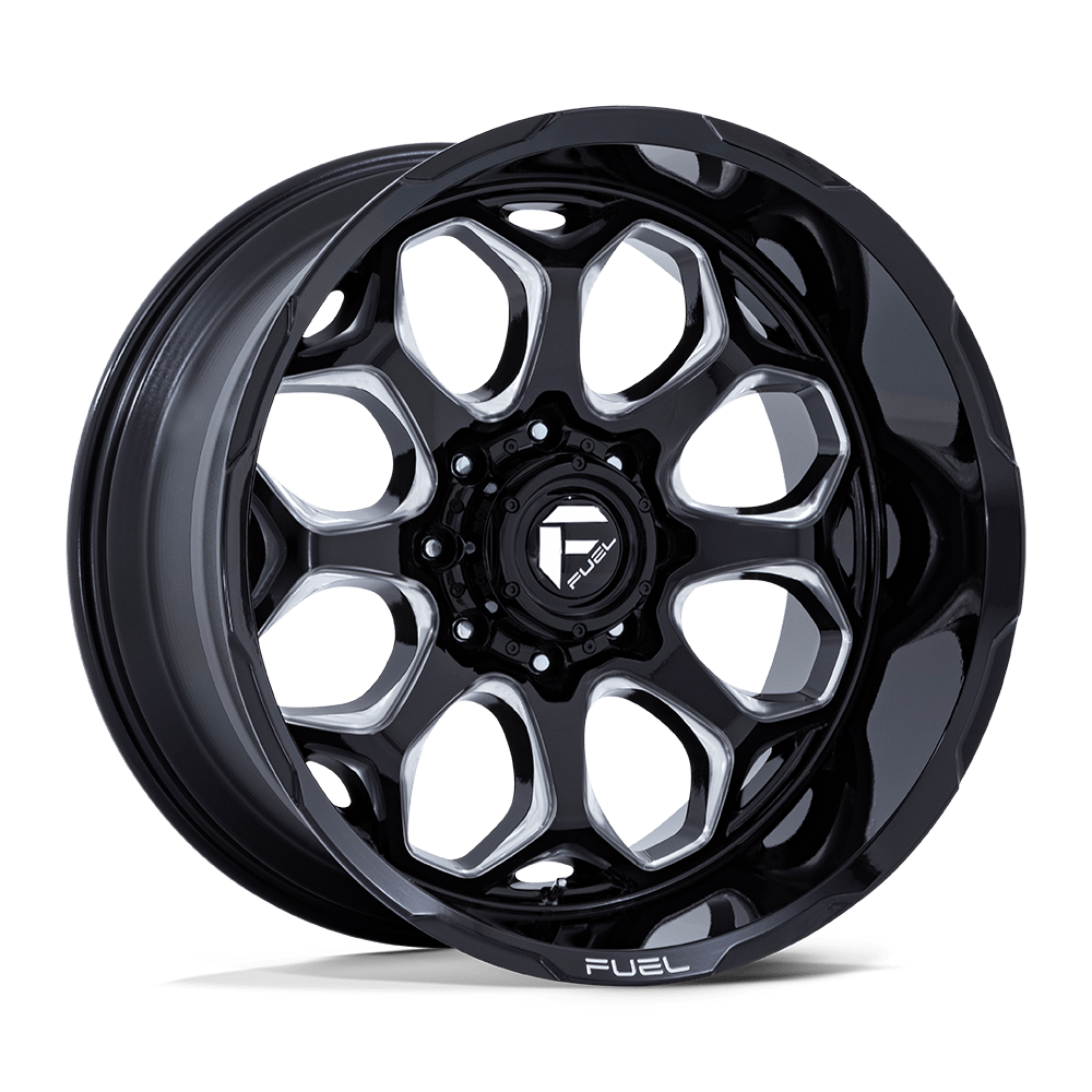 Fuel 1PC FC862 SCEPTER – 22X10 – 6X135 – -18 mm – GLOSS BLACK MILLED