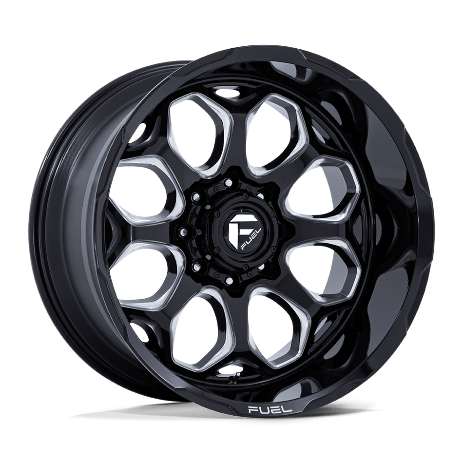 Fuel 1PC FC862 SCEPTER – 22X10 – 6X135 – -18 mm – GLOSS BLACK MILLED