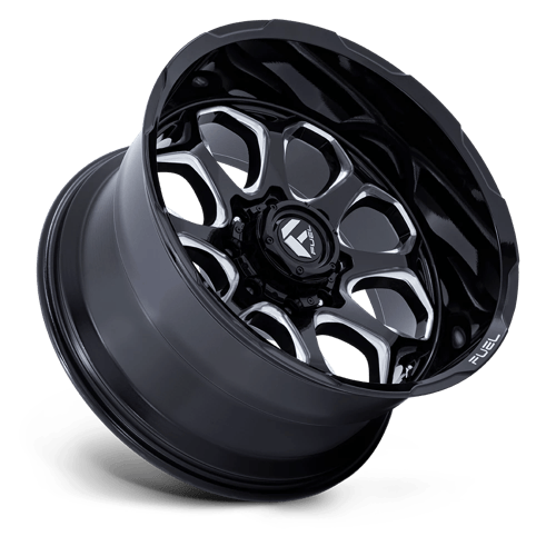 Fuel 1PC FC862 SCEPTER – 20X9 – 6X139.7 – 1 mm – GLOSS BLACK MILLED