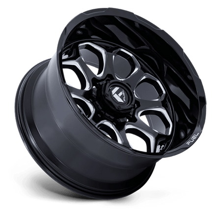 Fuel 1PC FC862 SCEPTER – 20X9 – 6X139.7 – 1 mm – GLOSS BLACK MILLED