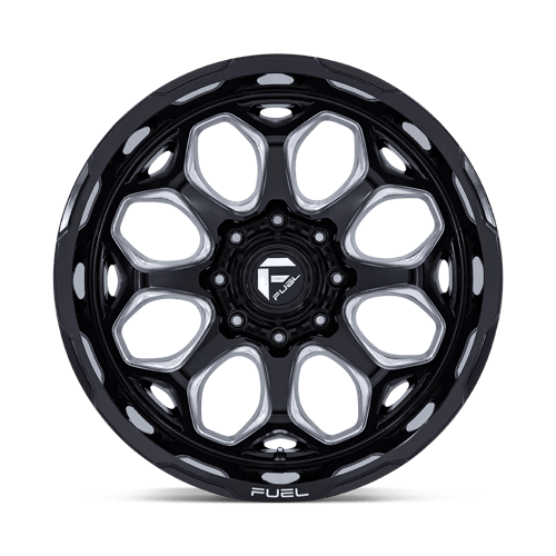 Fuel 1PC FC862 SCEPTER – 20X9 – 6X139.7 – 1 mm – GLOSS BLACK MILLED