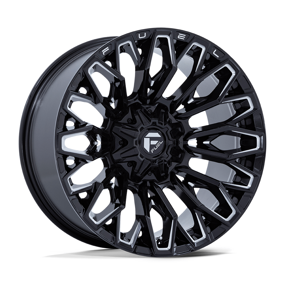 Fuel 1PC FC865 STRIKE – 20X10 – BLANK – -18 mm – GLOSS BLACK MILLED