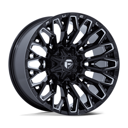 Fuel 1PC FC865 STRIKE – 20X10 – BLANK – -18 mm – GLOSS BLACK MILLED
