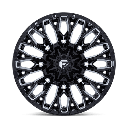 Fuel 1PC FC865 STRIKE – 20X9 – BLANK – 1 mm – GLOSS BLACK MILLED