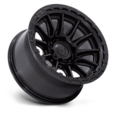 Fuel 1PC FC866 PISTON – 22X10 – 5X127 – -18 mm – BLACKOUT W/ GLOSS BLACK LIP