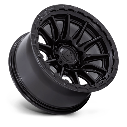 Fuel 1PC FC866 PISTON – 20X9 – 5X127 – 1 mm – BLACKOUT W/ GLOSS BLACK LIP