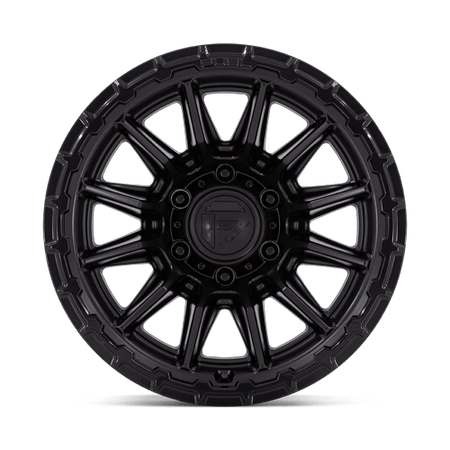 Fuel 1PC FC866 PISTON – 22X10 – 5X127 – -18 mm – BLACKOUT W/ GLOSS BLACK LIP