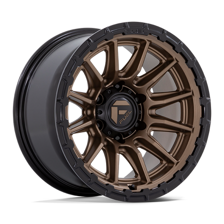 Fuel 1PC FC866 PISTON – 20X10 – 5X127 – -18 mm – MATTE BRONZE W/ GLOSS BLACK LI