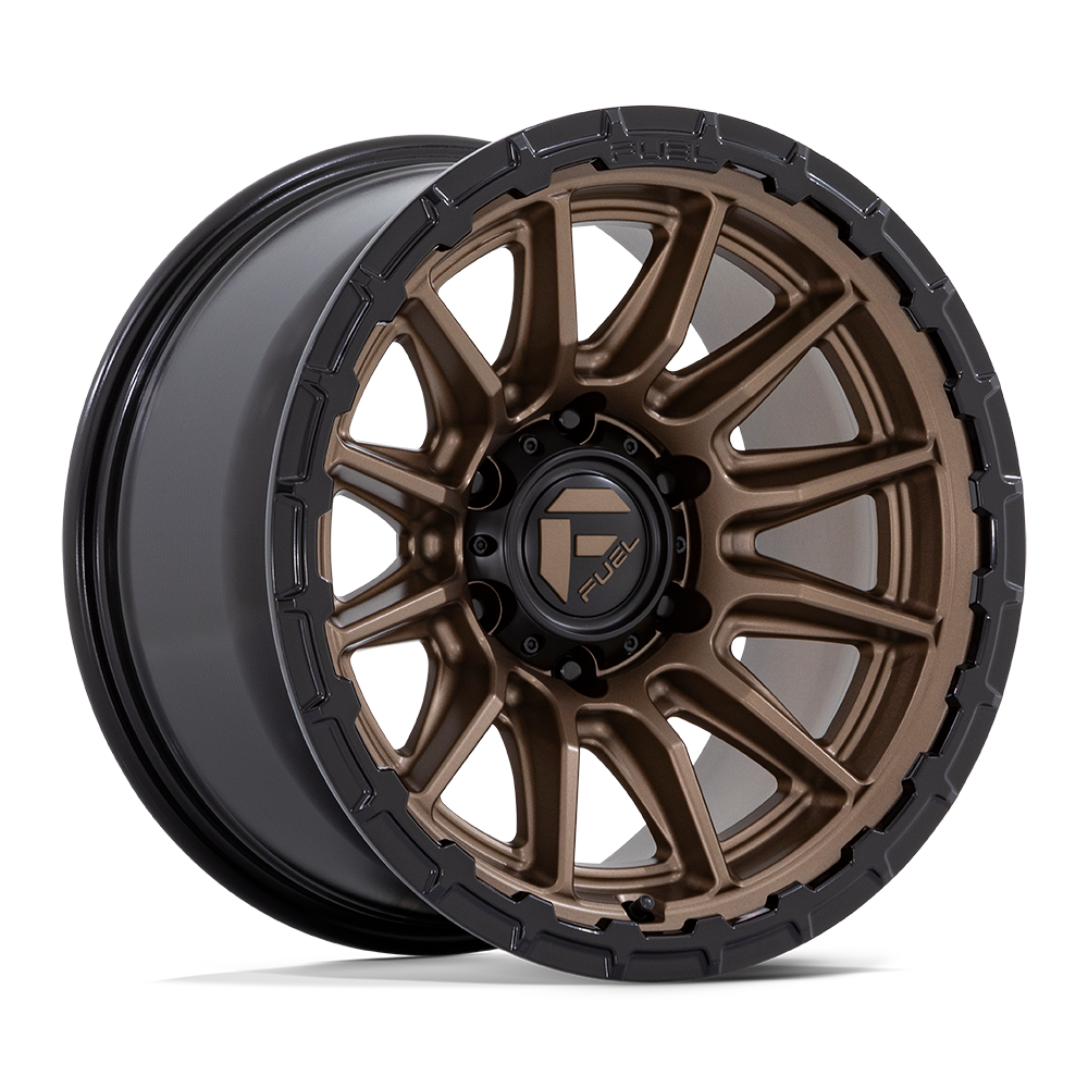 Fuel 1PC FC866 PISTON – 20X9 – 6X139.7 – 1 mm – MATTE BRONZE W/ GLOSS BLACK LI