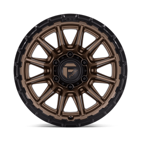 Fuel 1PC FC866 PISTON – 20X10 – 6X139.7 – -18 mm – MATTE BRONZE W/ GLOSS BLACK LI