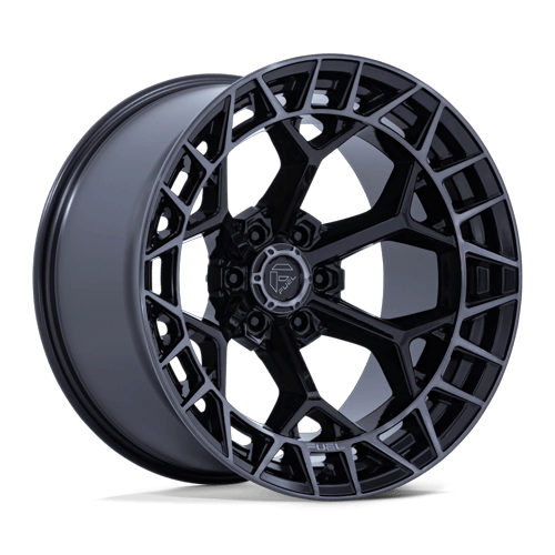 Fuel 1PC FC873 CHARGER – 20X10 – 6X139.7 – -18 mm – GLOSS BLACK BRUSHED DARK TINT