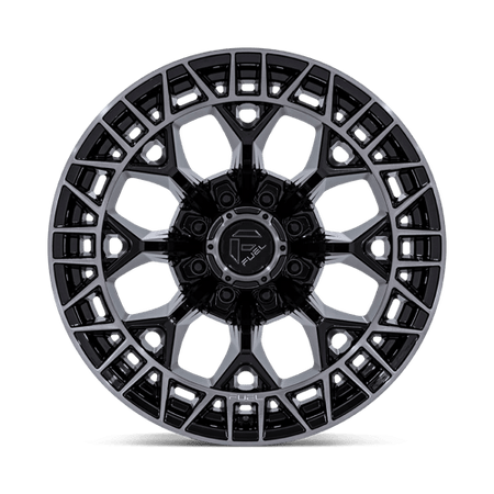 Fuel 1PC FC873 CHARGER – 22X12 – 8X170 – -44 mm – GLOSS BLACK BRUSHED DARK TINT