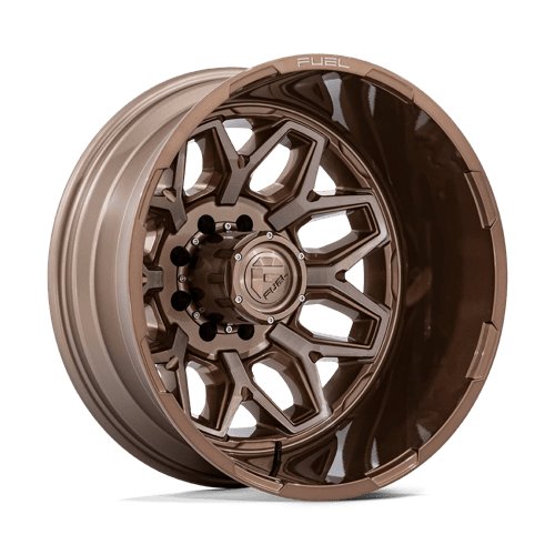 Fuel 1PC D876 FLUX DUALLY – 20X8.25 – 8X210 – -201 mm – PLATINUM BRONZE