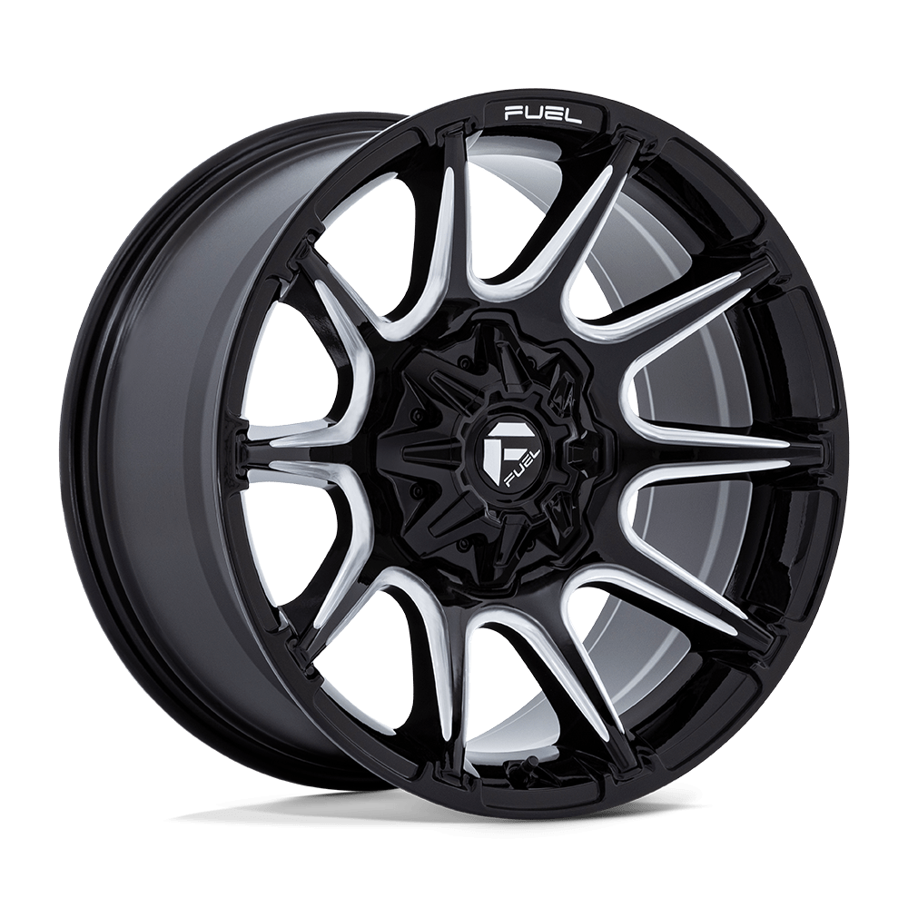 Fuel 1PC FC880 SUPER C – 20X9 – 6X135/6X139.7 – 1 mm – GLOSS BLACK MILLED